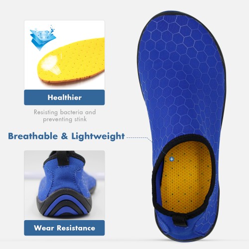 water shoes blue